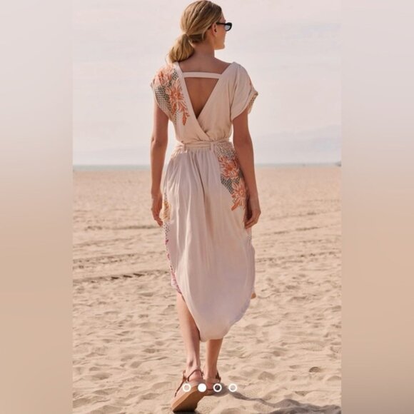 Anthropologie Dresses & Skirts - Daily Practice by Anthropologie Short-Sleeve V-Neck Midi Dress